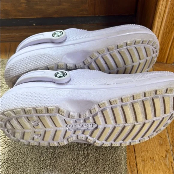 Crocs Women's Vaya Lined Clog. Lavender Fuzzy Slippers Size 7; EUC - Picture 11 of 11